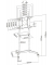 PureMounts® TV Standfuß, mobil, Display 37-80", weiß, Höhe 1595 mm,