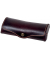 Brillenetui Mika, Leder, braun 16x8x3cm, Druckknopf,