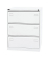 H&auml;ngeregistraturschrank BLYCDF3696 Bisley light, verkehrswei&szlig;, 3 Schubladen, 2-bahnig