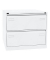 H&auml;ngeregistraturschrank BLYCDF2696 Bisley light, verkehrsweiss, 2 Schubladen, 2-bahnig