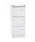 H&auml;ngeregistraturschrank BLYIPCCA13696 Bisley light, verkehrswei&szlig;, 3 Schubladen, 1-bahnig