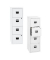 H&auml;ngeregistraturschrank PFA4F-696 PFA 4, verkehrswei&szlig;, 4 Schubladen, 1-bahnig