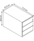 Rollcontainer BLYA79M7SSS645 Note, lichtgrau, 3 Schubladen, Stahl, abschlie&szlig;bar