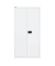 Stahlschrank Universal E722A03696, abschlie&szlig;bar, 4 OH, verkehrswei&szlig;, 91,4x180,6x40cm (BxHxT)