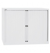 Aktenschrank EuroTambour ET412102SPWW696, abschlie&szlig;bar, 2 OH, verkehrswei&szlig;, 120x103x43cm (BxHxT)