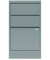 H&auml;ngeregistraturschrank HF3355 Home Filer, silber, 3 Schubladen, 1-bahnig