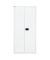 Stahlschrank Universal E782A04696, abschlie&szlig;bar, 5 OH, verkehrswei&szlig;, 91,4x195x40cm (BxHxT)