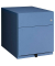 Rollcontainer NWA59M7SF605 Note, blau, 2 Schubladen, Metall, abschlie&szlig;bar