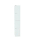 Spind CLK182696, Metall, 1 Abteil mit 2 Fächern, abschließbar, 30,5x180,2cm (BxH), weiß