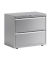 H&auml;ngeregistraturschrank BLYYESF0807355 ESSENTIALS, silber, 2 Schubladen, 2-bahnig