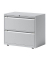 H&auml;ngeregistraturschrank BLYYESF0807645 ESSENTIALS, lichtgrau, 2 Schubladen, 2-bahnig