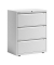H&auml;ngeregistraturschrank BLYYESF0810696 ESSENTIALS, verkehrsweiss, 3 Schubladen, 2-bahnig