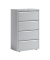H&auml;ngeregistraturschrank YESF0813645 ESSENTIALS, lichtgrau, 4 Schubladen, 2-bahnig