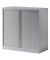 Rollladenschrank ESSENTIALS YETB10101SSL355, abschlie&szlig;bar, 2 OH, silber, 100x100x47cm (BxHxT)