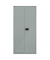 Garderobenschrank Universal E782AAG355, Stahl abschließbar, 5 OH, 91,4 x 195 x 40 cm, silber