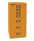 Schubladenschrank MultiDrawer™ 29er Serie L298603, Stahl, 8 Schubladen (Vollauszug), A4, 38 x 59 x 27,8 cm, orange
