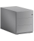 Rollcontainer BLYA79M7SSS355 Note, silber, 3 Schubladen, Stahl, abschlie&szlig;bar
