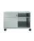 Rollcontainer CADM08LH355 Note Caddy, silber, 2 Schubladen, Stahl, abschlie&szlig;bar