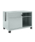 Rollcontainer CADM08LH355 Note Caddy, silber, 2 Schubladen, Stahl, abschlie&szlig;bar