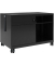 Rollcontainer CADM08LH633 Note Caddy, schwarz, 2 Schubladen, Stahl, abschlie&szlig;bar
