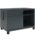 Rollcontainer CADM08LH634 Note Caddy, anthrazit, 2 Schubladen, Stahl, abschlie&szlig;bar