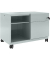 Rollcontainer CADM08RH-355 Note Caddy, silber, 2 Schubladen, Stahl, abschlie&szlig;bar