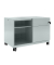 Rollcontainer CADM08RH-355 Note Caddy, silber, 2 Schubladen, Stahl, abschlie&szlig;bar