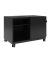 Rollcontainer CADM08RH-633 Note Caddy, schwarz, 2 Schubladen, Stahl, abschlie&szlig;bar