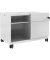 Rollcontainer CADM08RH-645 Note Caddy, lichtgrau, 2 Schubladen, Stahl, abschlie&szlig;bar