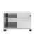 Rollcontainer CADM08RH-645 Note Caddy, lichtgrau, 2 Schubladen, Stahl, abschlie&szlig;bar