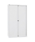 Aktenschrank EuroTambours™ PLUS ET412194SPWW696, Kunststoff/Stahl abschließbar, 5 OH, 120 x 198 x 43 cm, weiß