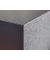 Akustikrückwand grau