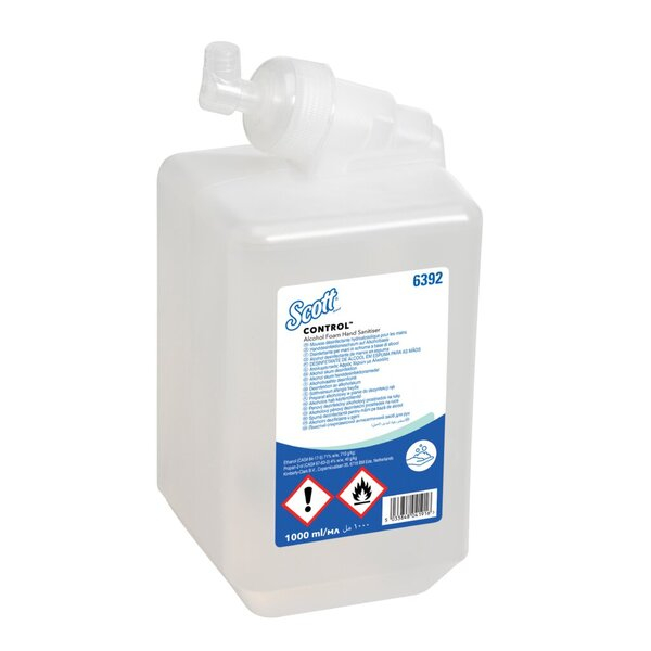 5027375052583 - Handdesinfektionsschaum Scott® CONTROL™ bakterizid fungizid levurozid farblos 6 x 1 l in Vorrats-Pumpflaschen 5027375052583 - Handdesinfektionsschaum Scott® CONTROL™ bakterizid fungizid levurozid farblos 6 x 1 l in Vorrats-Pumpflaschen