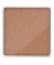 Schaukasten Premium Plus 1902574, 12xA4, silber/braun, Kork, pinnbar