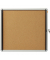 Schaukasten Premium Plus 1902562, 6xA4, braun, Kork, pinnbar