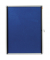 Schaukasten, 9 x A4, f.Innen, Tür m.Schl., Filzrückwand, blau