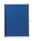 Schaukasten, 9 x A4, f.Innen, Tür m.Schl., Filzrückwand, blau