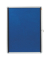 Schaukasten, 9 x A4, f.Innen, Tür m.Schl., Filzrückwand, blau