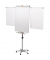 Flipchart Impression Pro, 1901920, 70x100cm (BxH), silber, mit Rollen, mit 2 Seitenarmen