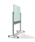 Glas-Magnetboard Diamond 1903943, 120x90cm, mit Rollen, weiß