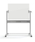Glas-Magnetboard Diamond 1903943, 120x90cm, mit Rollen, weiß