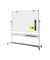 Stativdrehtafel-Whiteboard Maya, QR0504, 180x120cm, emailliert, Aluminiumrahmen
