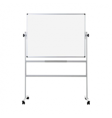 Whiteboard 120 x 120 cm mobil drehbare Tafel