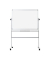 Whiteboard 120 x 120 cm mobil drehbare Tafel