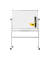 Stativdrehtafel-Whiteboard Maya, QR0703, 200x100cm, lackiert, Aluminiumrahmen