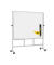 Stativdrehtafel-Whiteboard Maya, QR0704, 200x100cm, emailliert, Aluminiumrahmen