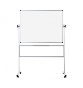 Whiteboard 90 x 60 cm mobil drehbare Tafel