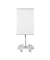 Flipchart Convertible, EA4806146, 70x100cm, hellgrau, mit Rollen, mit 2 Seitenarmen