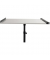 Flipchart, EA4806156, 70x100cm (BxH), schwarz, mit Rollen, mit 2 Seitenarmen