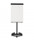 Flipchart, EA4806156, 70x100cm (BxH), schwarz, mit Rollen, mit 2 Seitenarmen